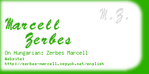marcell zerbes business card